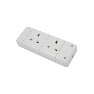 Mercury 2 Gang Trailing Socket