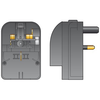 Mercury SCP3 Fused European Converter Plug