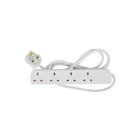 Mercury Mercury Home Essentials - UK 4 Gang Extension Leads