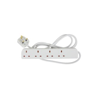 Mercury Mercury Home Essentials - UK 4 Gang Extension Leads