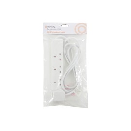 Mercury Mercury Home Essentials - UK 4 Gang Extension Leads