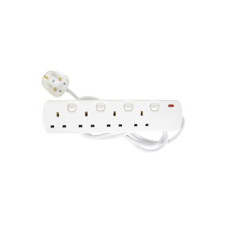 Mercury Mercury Home Essentials - UK 4 Gang Switched Extension Lead
