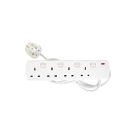 Mercury Mercury Home Essentials - UK 4 Gang Switched Extension Lead