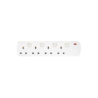 Mercury Mercury Home Essentials - UK 4 Gang Switched Extension Lead