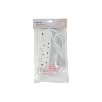 Mercury Mercury Home Essentials - UK 4 Gang Switched Extension Lead