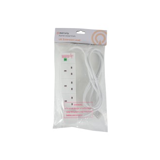 Mercury Mercury Home Essentials - UK 4 Gang Extension Lead with