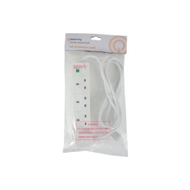 Mercury Mercury Home Essentials - UK 4 Gang Extension Lead with