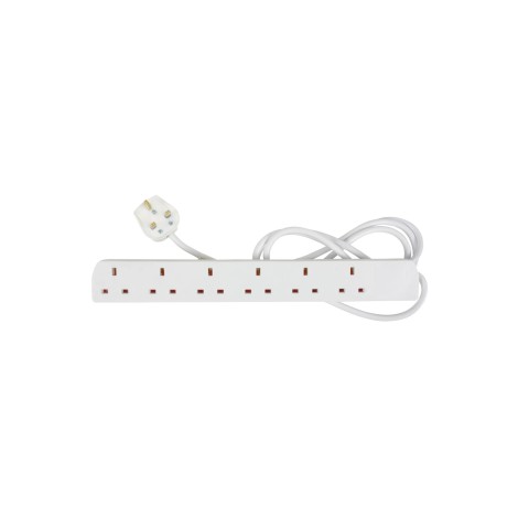 Mercury Mercury Home Essentials - UK 6 Gang Extension Leads