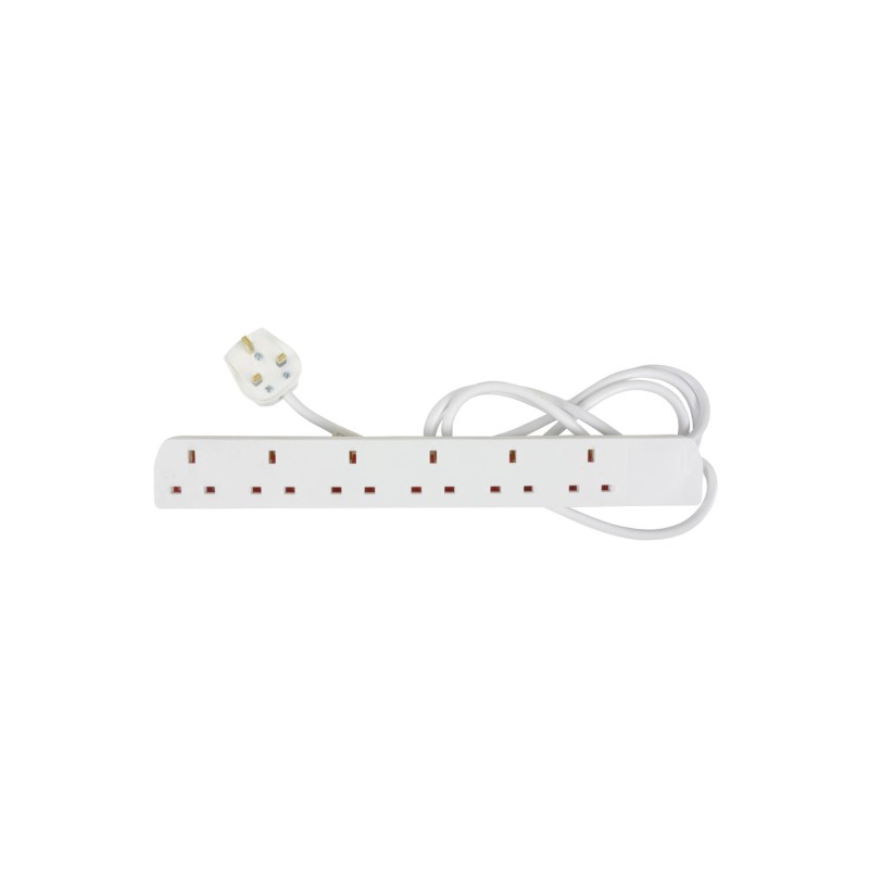 Mercury Mercury Home Essentials - UK 6 Gang Extension Leads