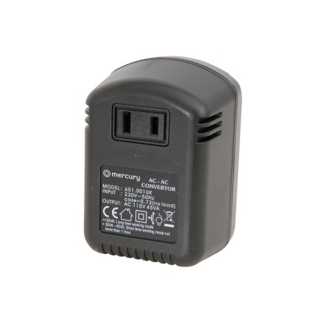 Mercury UK2US45VA Step-down Voltage Converter 230V - 110V (45W)