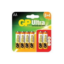 GP Battery GP Ultra Alkaline Batteries (8 + 4)
