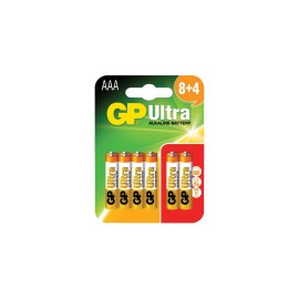 GP Battery GP Ultra Alkaline Batteries (8 + 4)