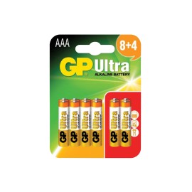 GP Battery GP Ultra Alkaline Batteries (8 + 4)