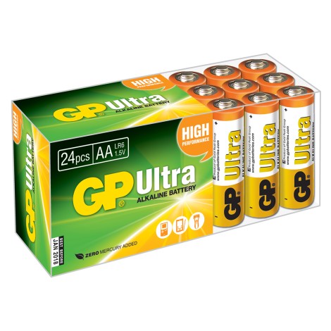 GP Battery Ultra Alkaline Batteries In Easy Store Upvc Box