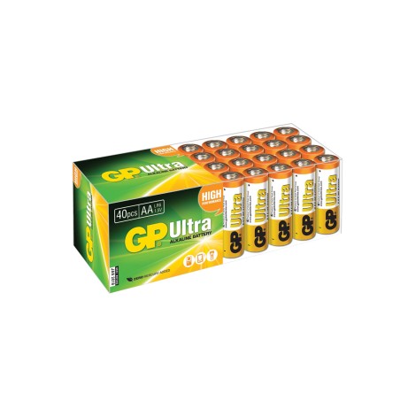 GP Battery Ultra Alkaline Batteries In Easy Store Upvc Box