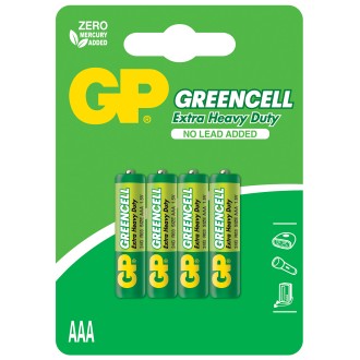 GP Battery GP Greencell Zinc Chloride Batteries