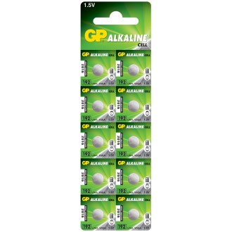 GP Battery LR41 Alkaline Button Cell - 10Pk