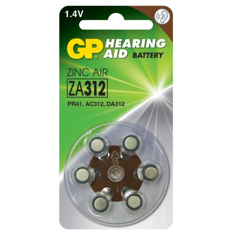 GP Battery GP Zinc Air Hearing Aid Batteries
