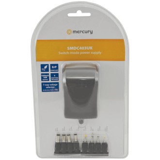 Mercury SMDC403UK Energy Efficient UK Switch-mode Variable Voltage Power Supply 1500mA