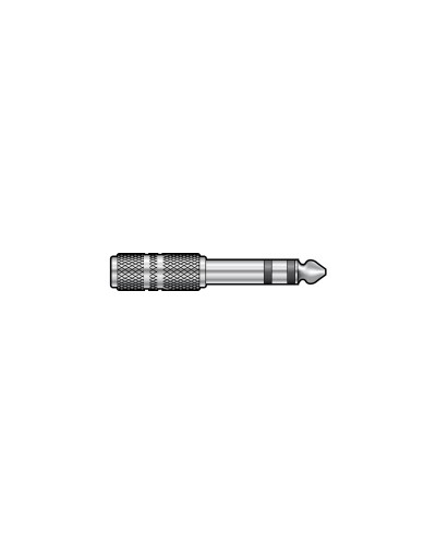 QTX 6.3mm Stereo Jack Plug to 3.5mm Stereo Jack Socket