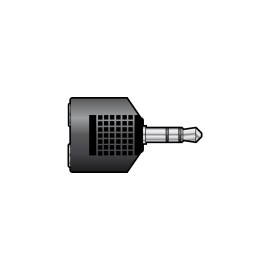 QTX 3.5mm Stereo Jack Plug to 2 x 3.5mm Stereo Jack Sockets