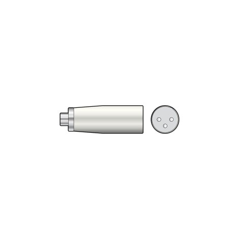 QTX 3-pin XLR Male to RCA Phono Socket
