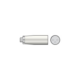 QTX 3-pin XLR Male to RCA Phono Socket