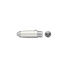 QTX 3-pin XLR Female to RCA Phono Socket