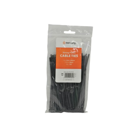 Mercury Cable Ties - 100Pcs