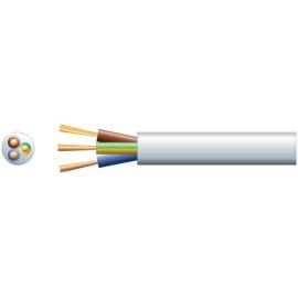 Mercury 3183Y 3 Core Round PVC, 300/500V, HO5VV-F3, 10A
