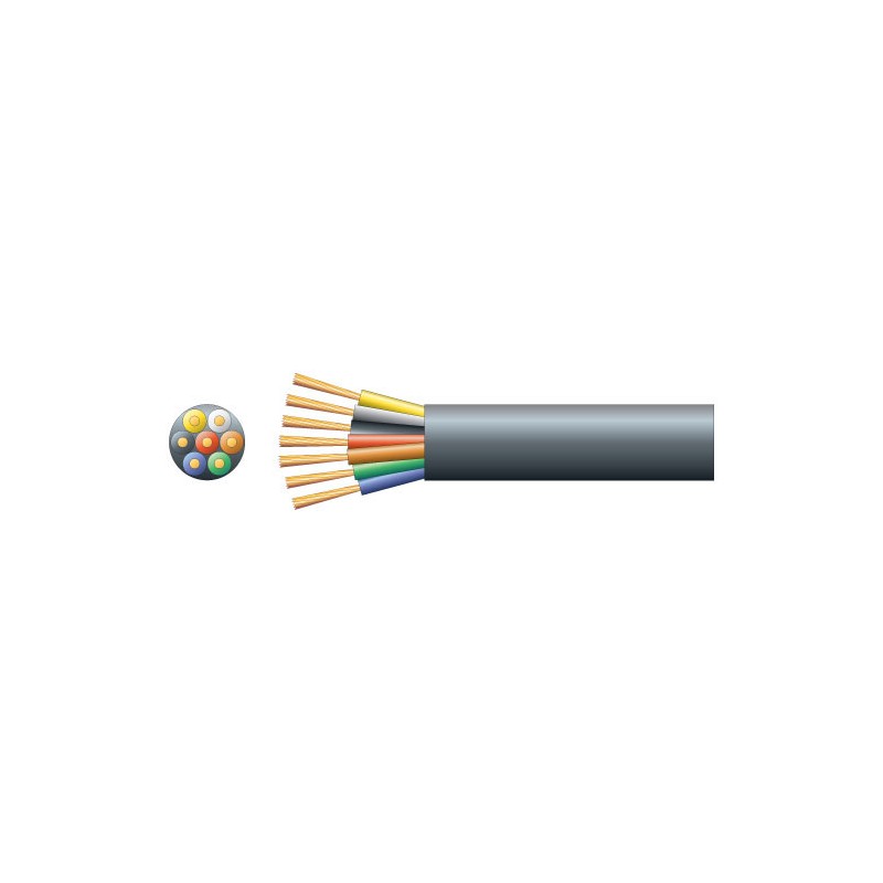 Mercury Lighting/Trailer Cable Round 7 Core - Bare Copper