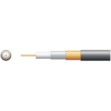 Mercury RG59B/U 75 Ohms Foam Filled Coaxial Cable - CCA Braid