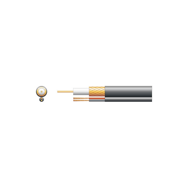 Mercury RG59B/U 75 Ohms Shotgun Coaxial Cable - CCA Braid