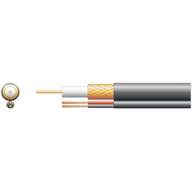 Mercury RG59B/U 75 Ohms Shotgun Coaxial Cable - CCA Braid