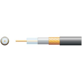 Mercury Economy RG6 75 Ohms Air Spaced Coaxial Cable - CCA Braid