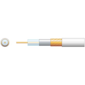 Mercury Economy RG6 75 Ohms Air Spaced Coaxial Cable - CCA Braid