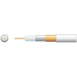 Mercury Economy RG6 75 Ohms Air Spaced Coaxial Cable - CCA Braid