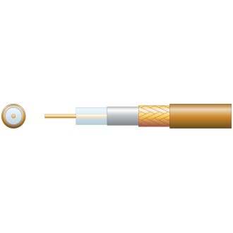 Mercury Economy RG6 75 Ohms Air Spaced Coaxial Cable - CCA Braid