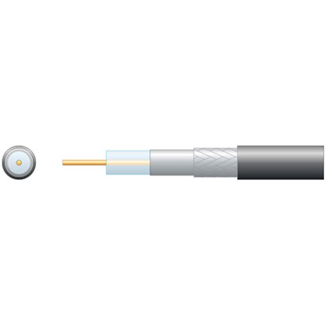 Mercury Economy RG6 75 Ohms Air Spaced Coaxial Cable - Aluminium Braid