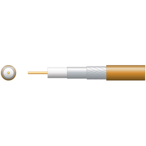 Mercury Economy RG6 75 Ohms Foam Filled Coaxial Cable - Aluminium Braid