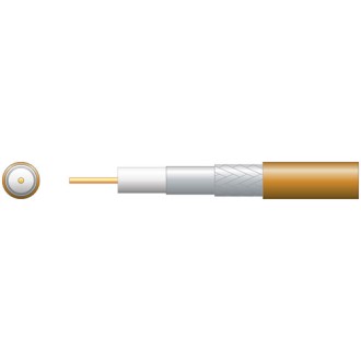 Mercury Economy RG6 75 Ohms Foam Filled Coaxial Cable - Aluminium Braid