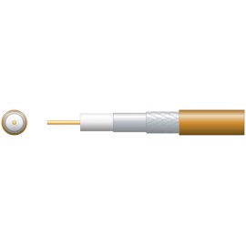 Mercury Economy RG6 75 Ohms Foam Filled Coaxial Cable - Aluminium Braid