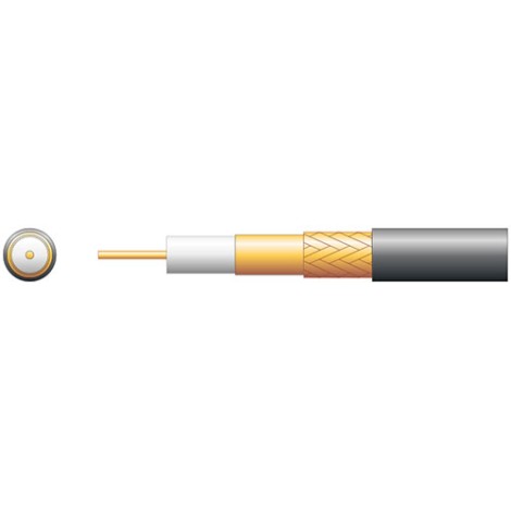 Mercury 100U 75 Ohms Foam Filled Coaxial Cable - Copper Braid