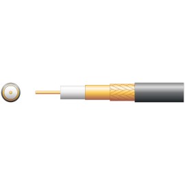 Mercury 100U 75 Ohms Foam Filled Coaxial Cable - CCA Braid