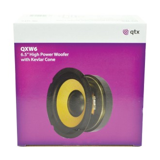 QTX QXW6 High Power Woofers with Aramid Fibre Cone