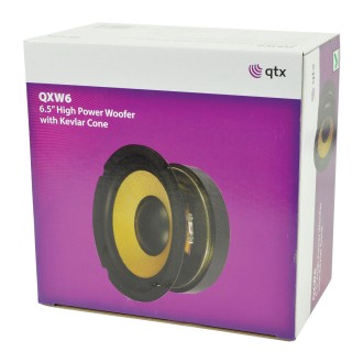 QTX QXW6 High Power Woofers with Aramid Fibre Cone