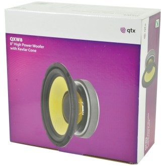 QTX QXW8 High Power Woofers with Aramid Fibre Cone
