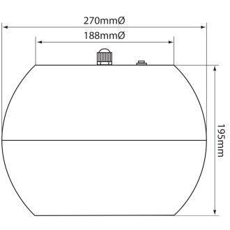 Adastra PS65-B PS Series Pendant Speakers - Wide Angle