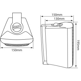 Adastra BC4V-W BC Series - 100V Indoor Speakers