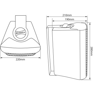 Adastra BC6V-W BC Series - 100V Indoor Speakers
